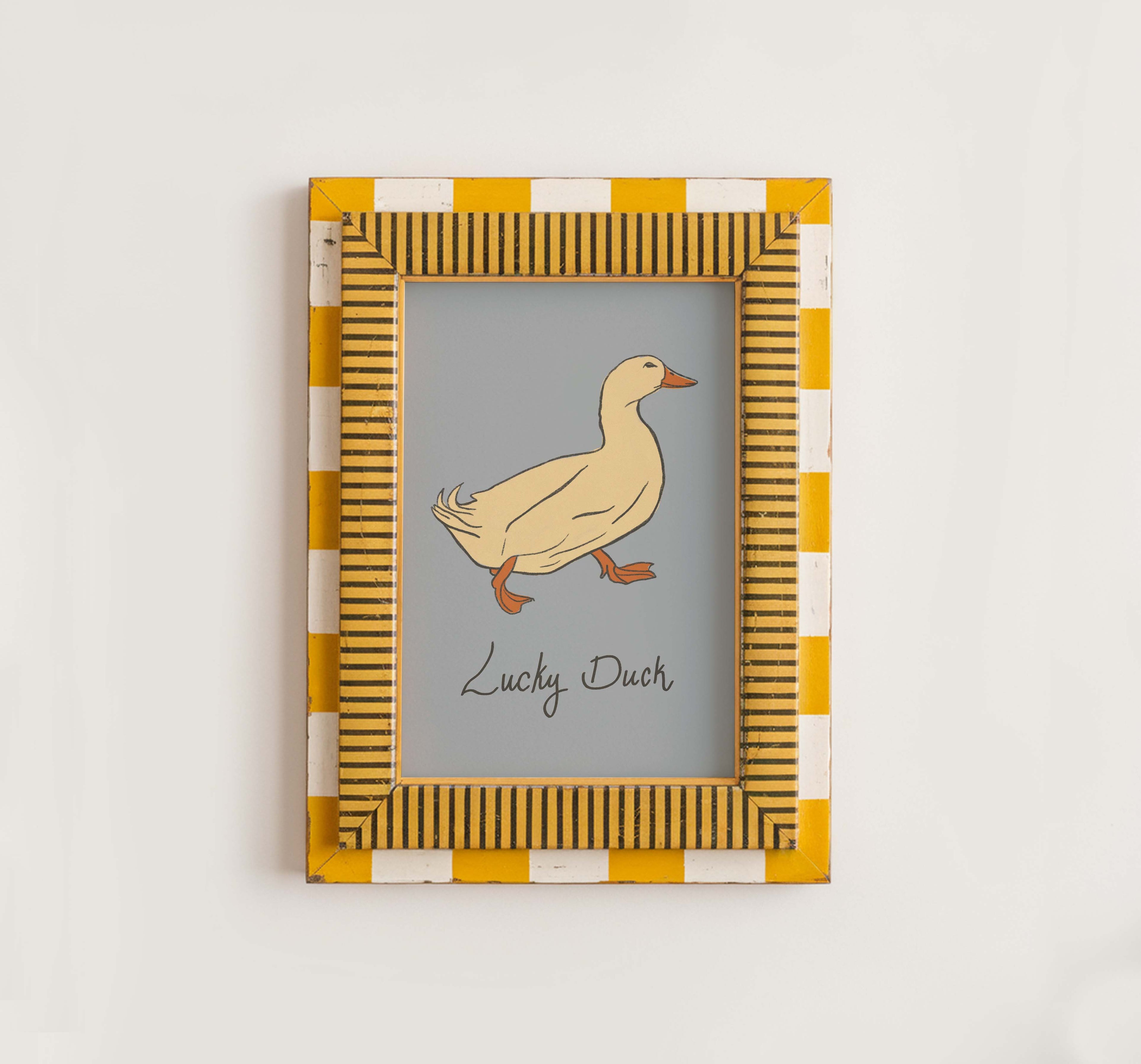 Lucky Duck Art Print