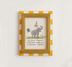 Elephant in the Room Art Print, Funny Animal Wall Decor, Whimsical Illustration Poster, Quirky Home Decor, Cozy Apartment Wall Art
