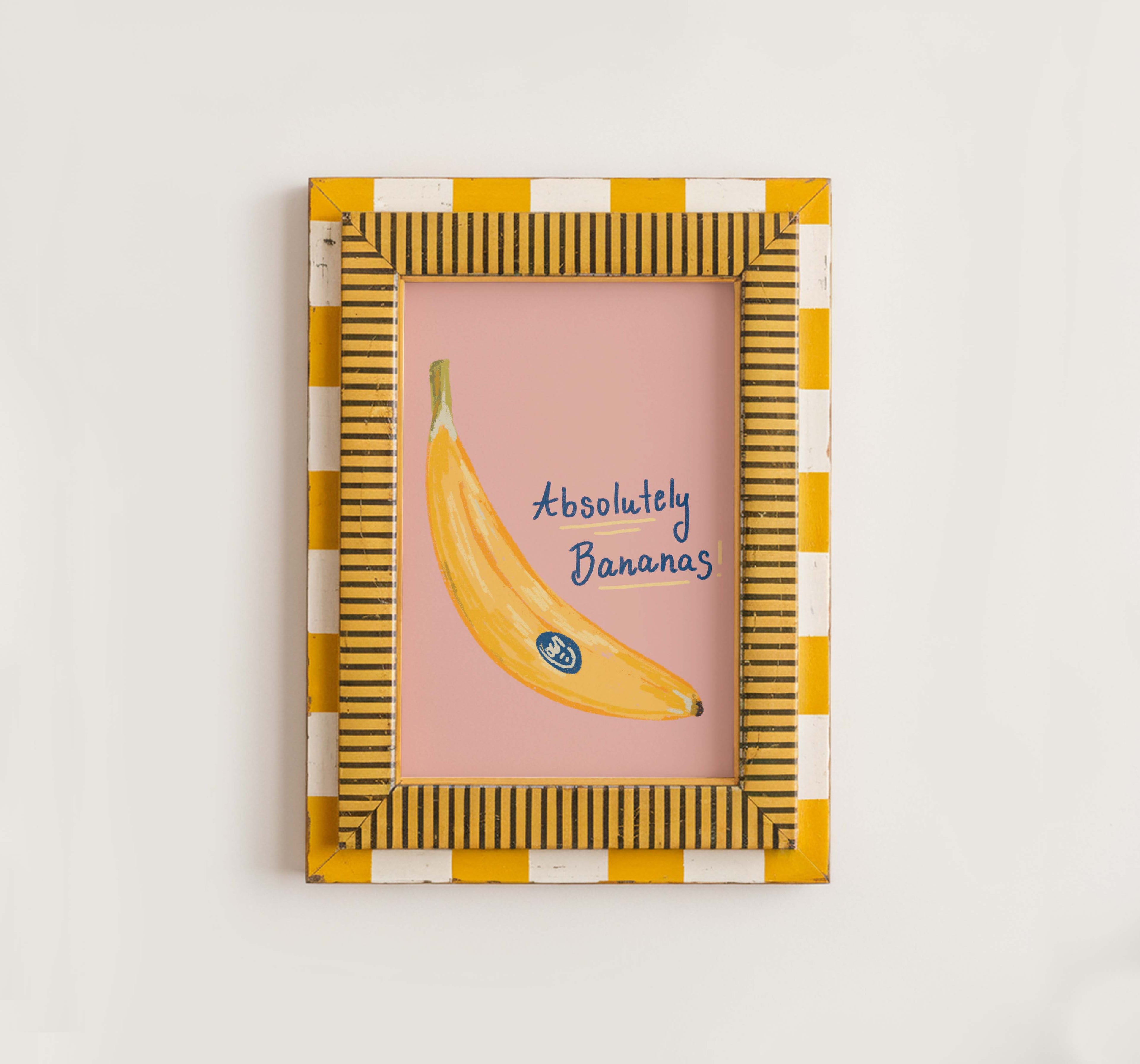 Absolutely Bananas Art Print