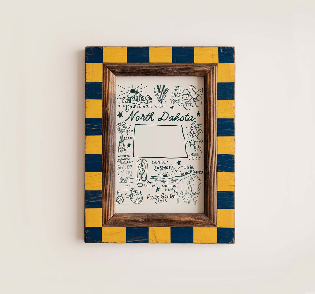 North Dakota Art Print