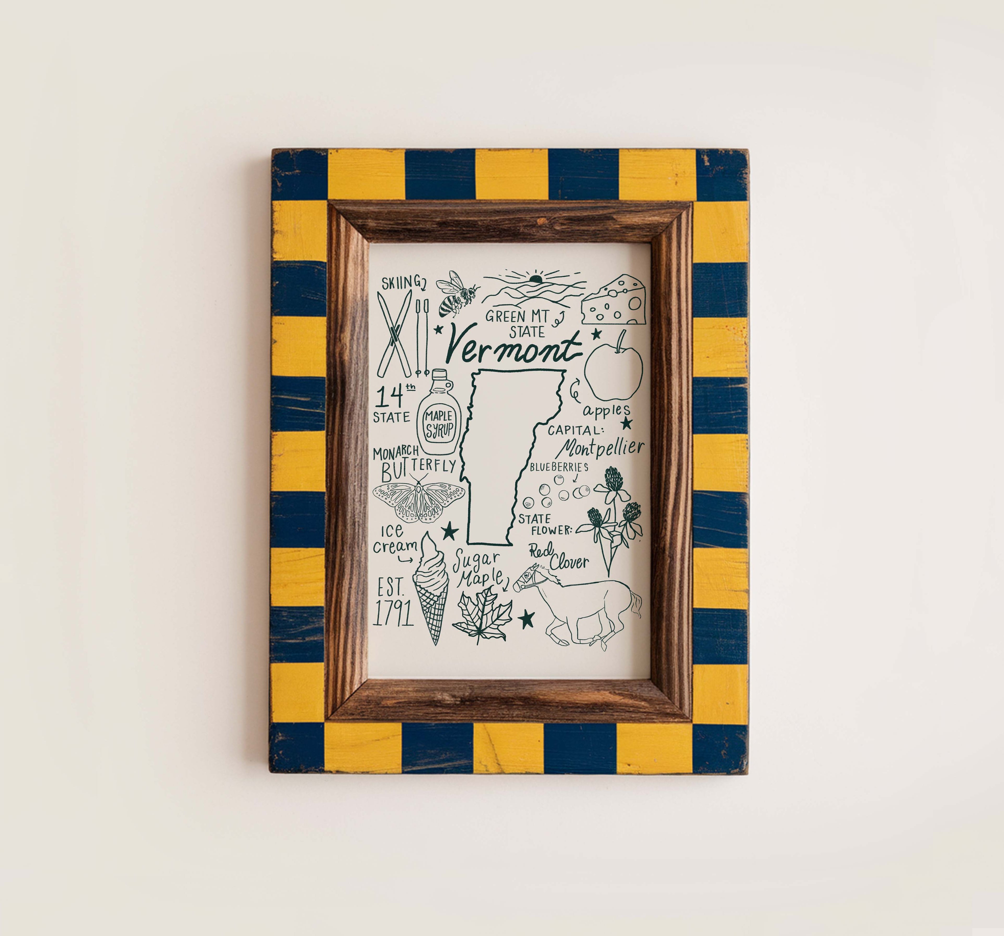 Vermont Art Print