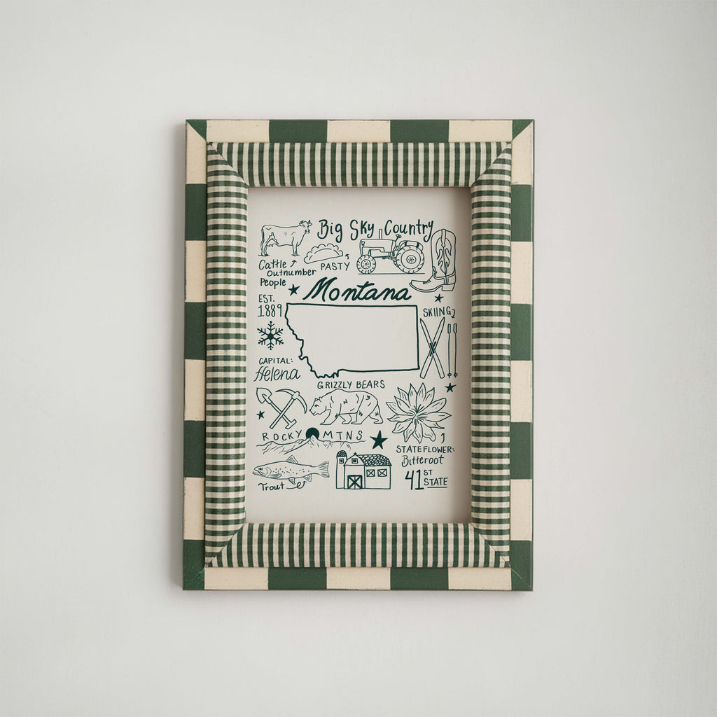 Montana State Art Print