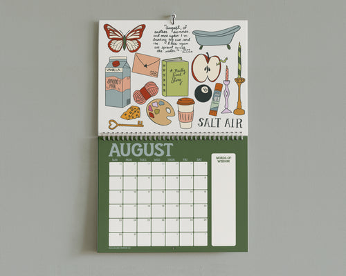 2026/27 Whimsical Doodle Artistic Wall Calendar