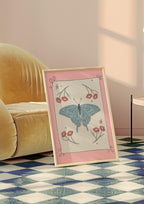 Set of 3 Whimsical Butterfly Prints – Unframed Wall Art