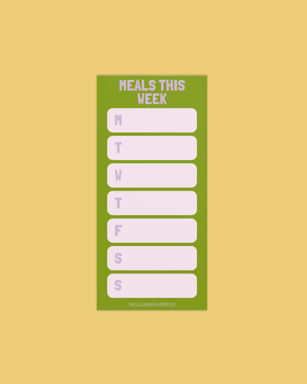 Meals This Week Magnetic Notepad