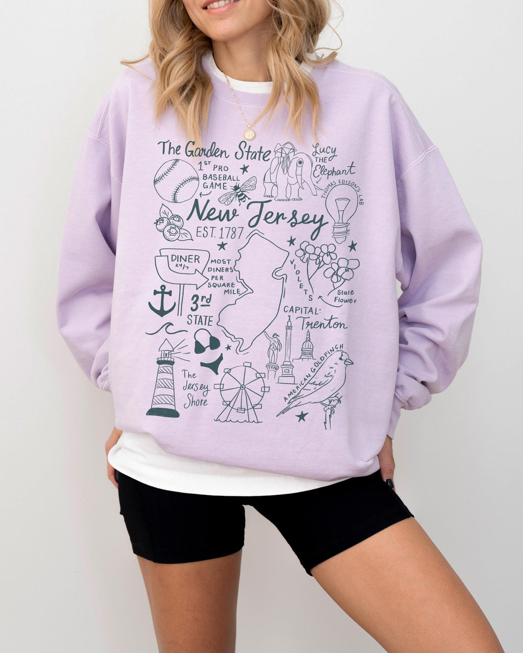 New Jersey Comfort Colors Sweatshirt