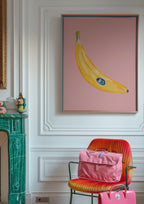 Pink Banana Print