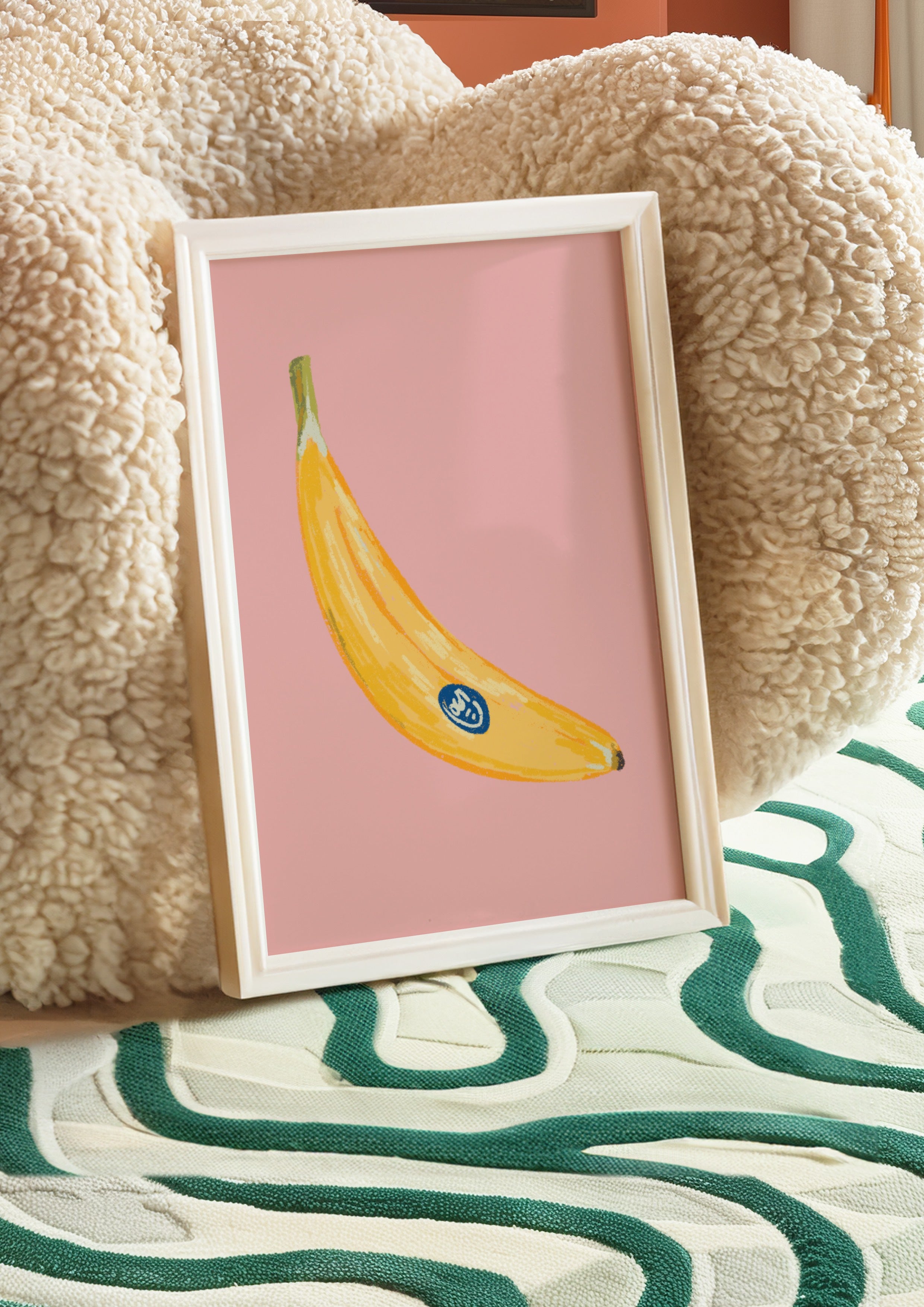 Pink Banana Print