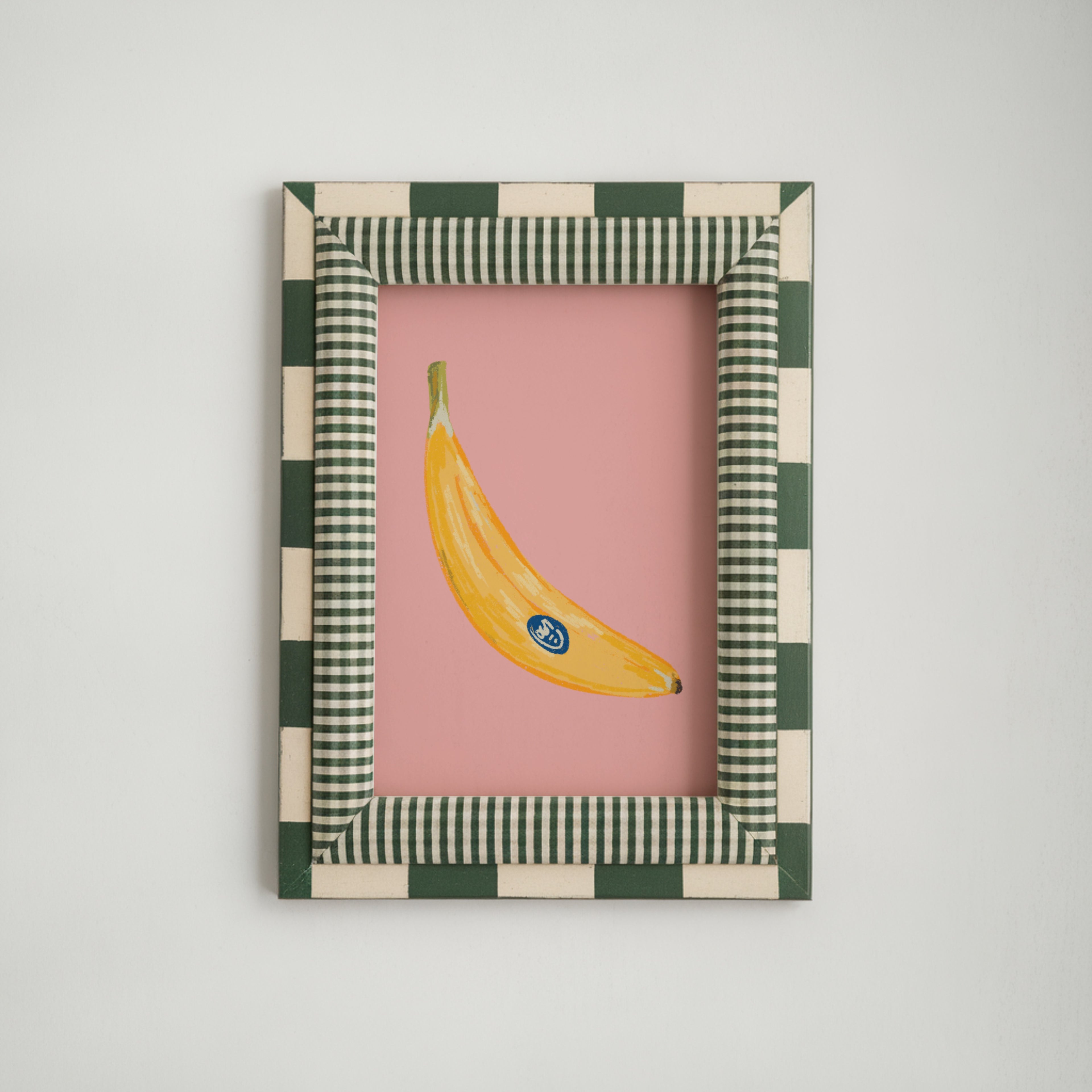 Pink Banana Print