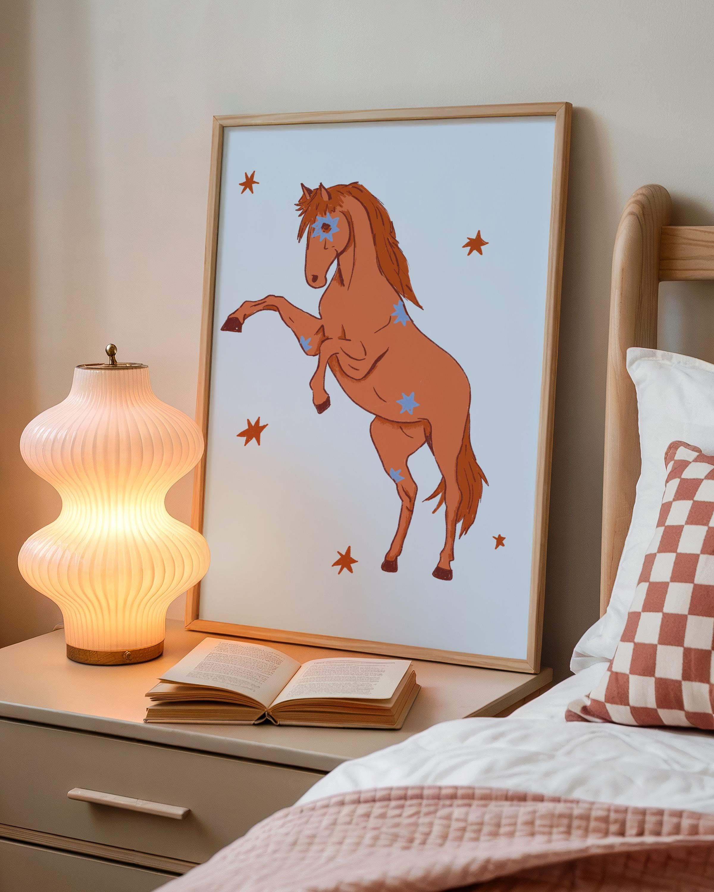 Fire Horse Art Print