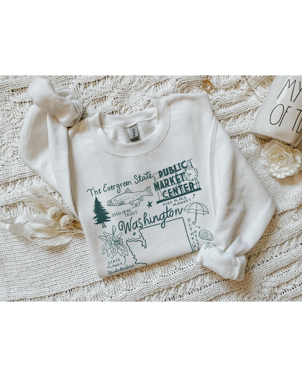 Washington State Comfort Colors Sweatshirt