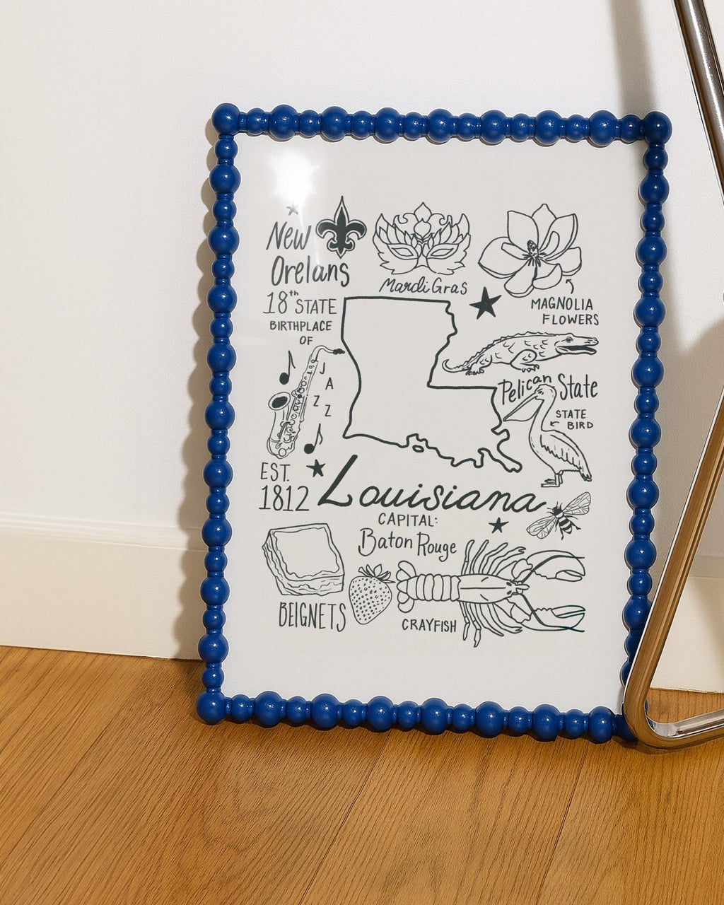 Louisiana State Art Print