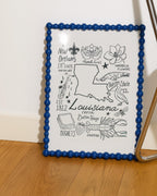 Louisiana State Art Print