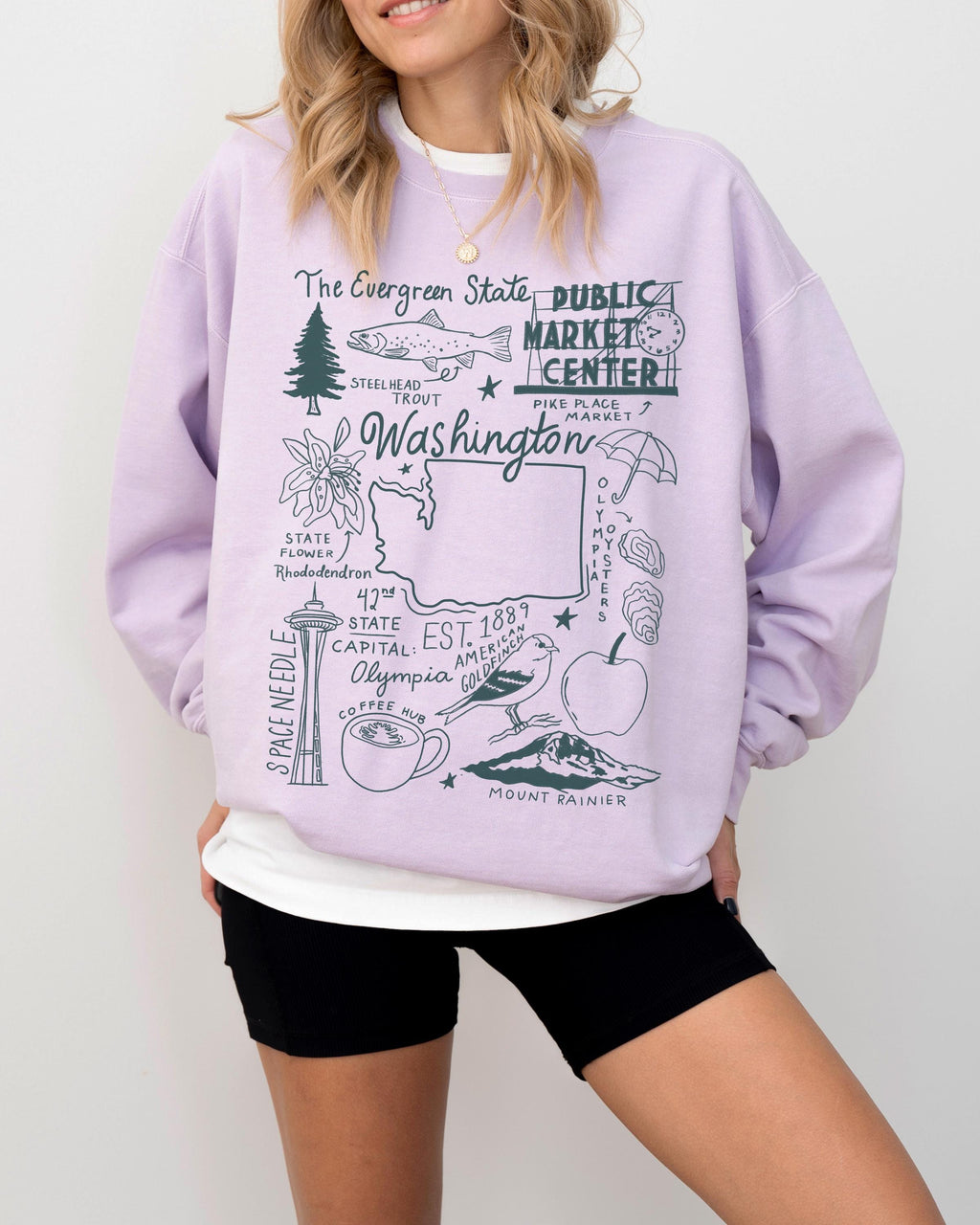 Washington State Comfort Colors Sweatshirt