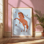 Fire Horse Art Print