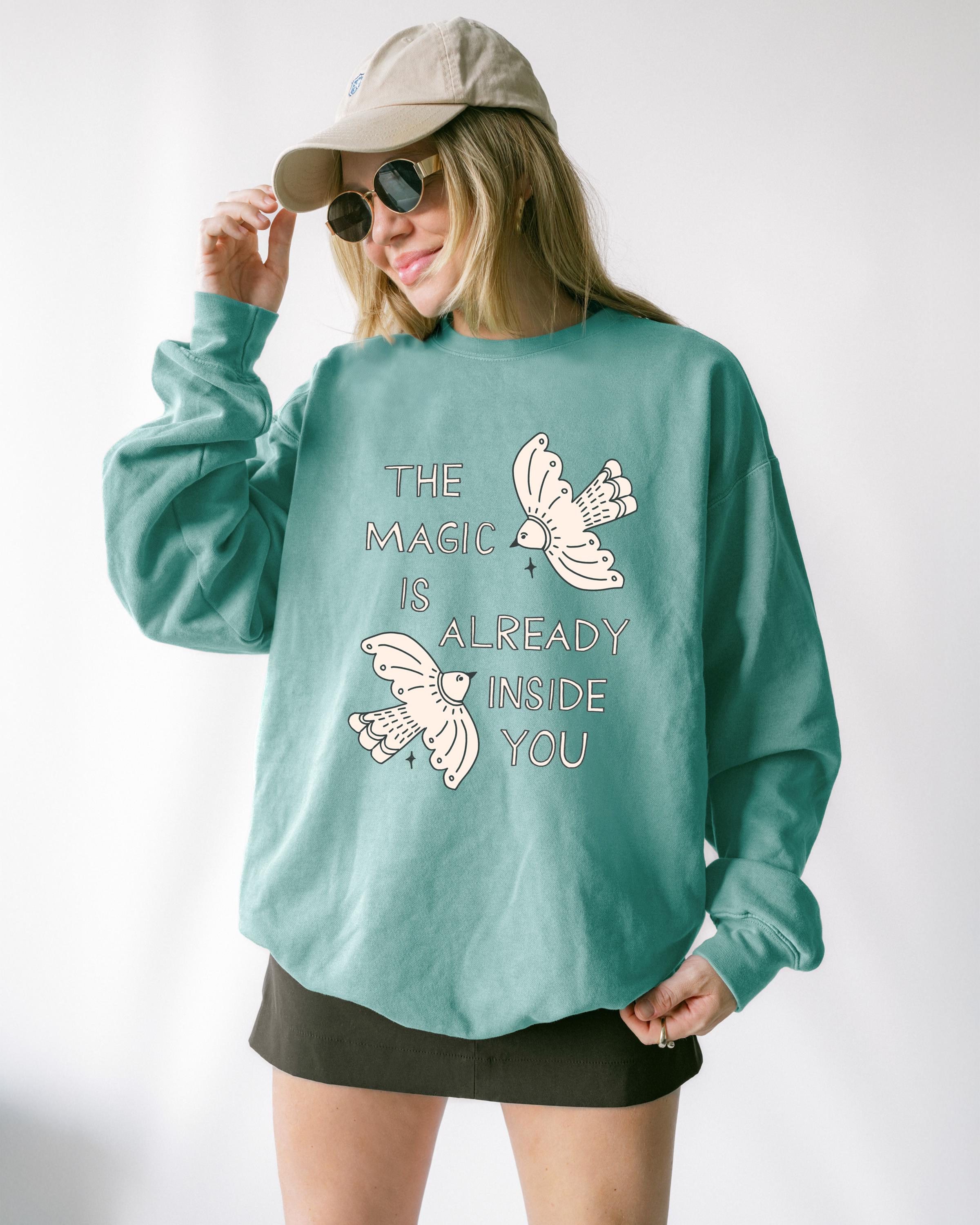 Seafoam Green Comfort Colors Sweatshirt
