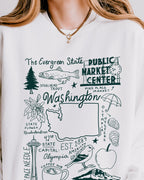 Washington State Comfort Colors Sweatshirt