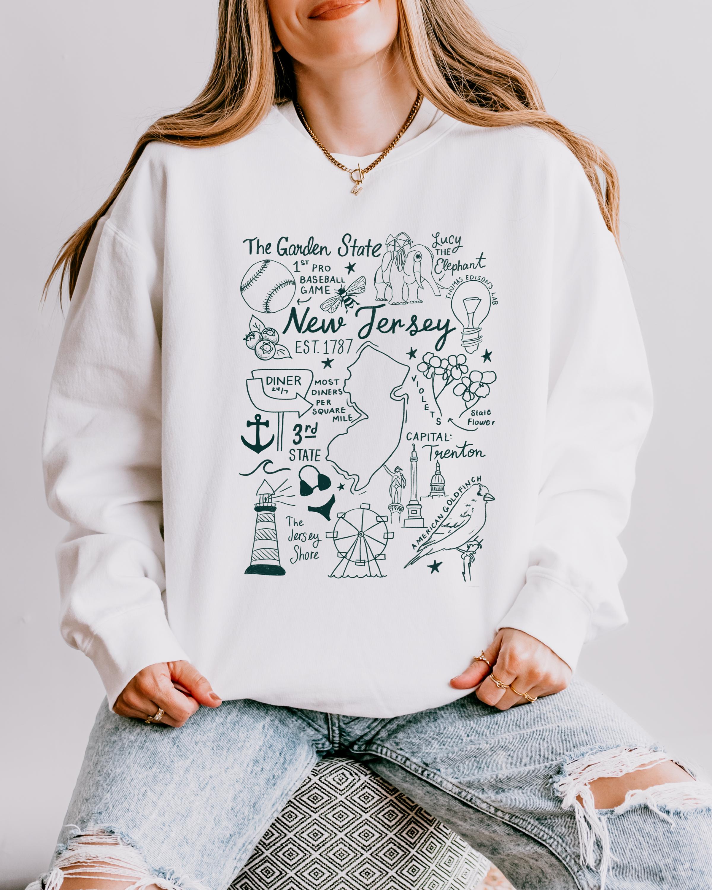 New Jersey Crewneck Sweatshirt