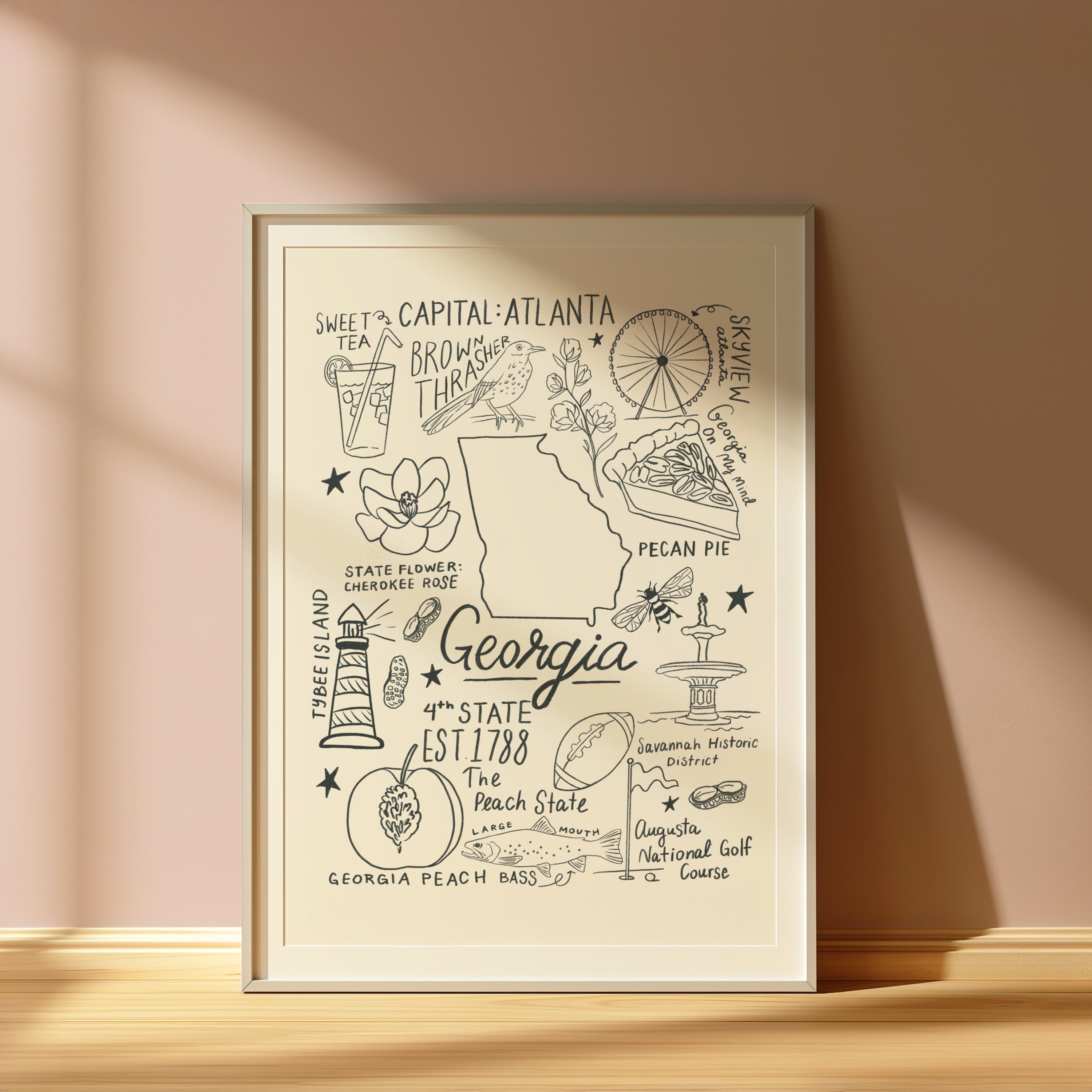 Georgia State Print