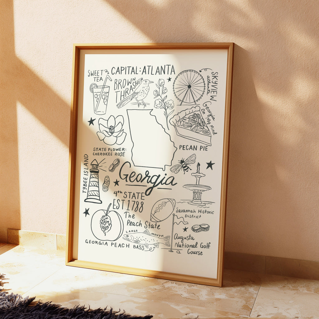 Georgia State Print