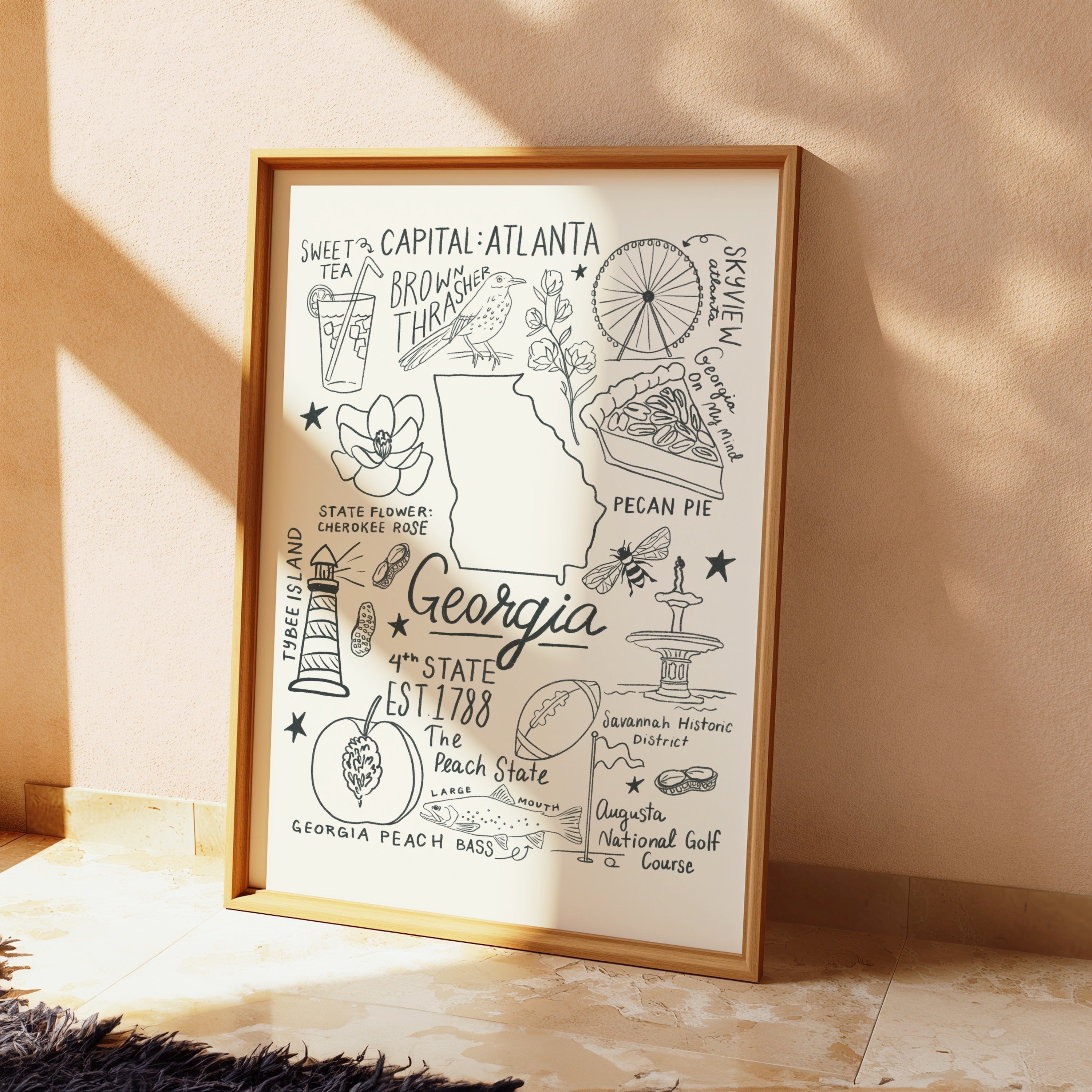Georgia State Print