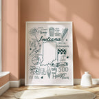 Indiana State Print