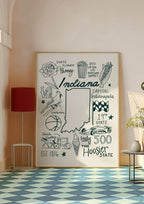 Indiana State Print