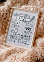Indiana State Print