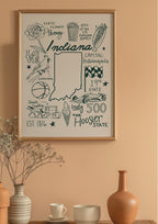 Indiana State Print