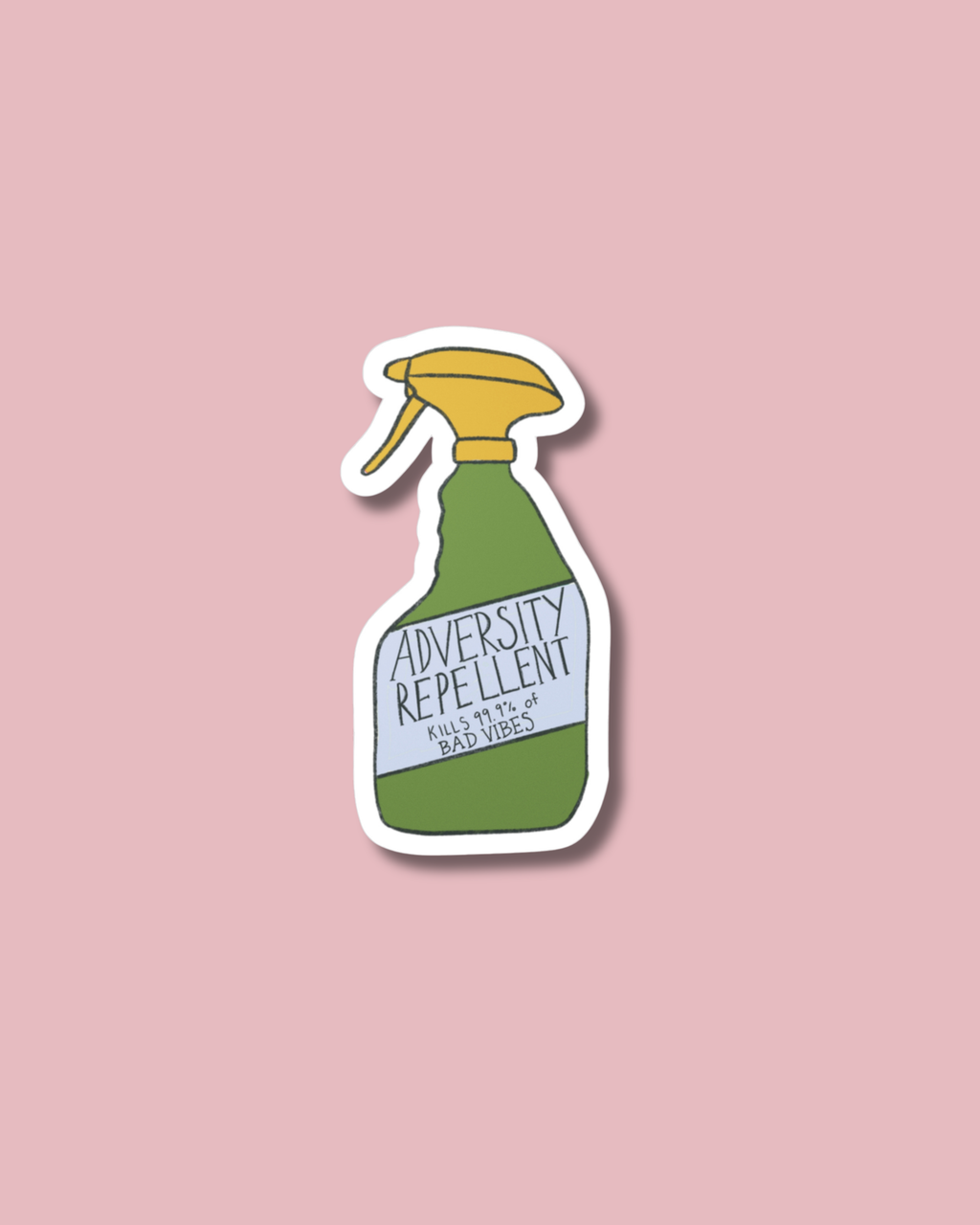 Adversity Repellent Sticker Kiss-Cut Vinyl Decal