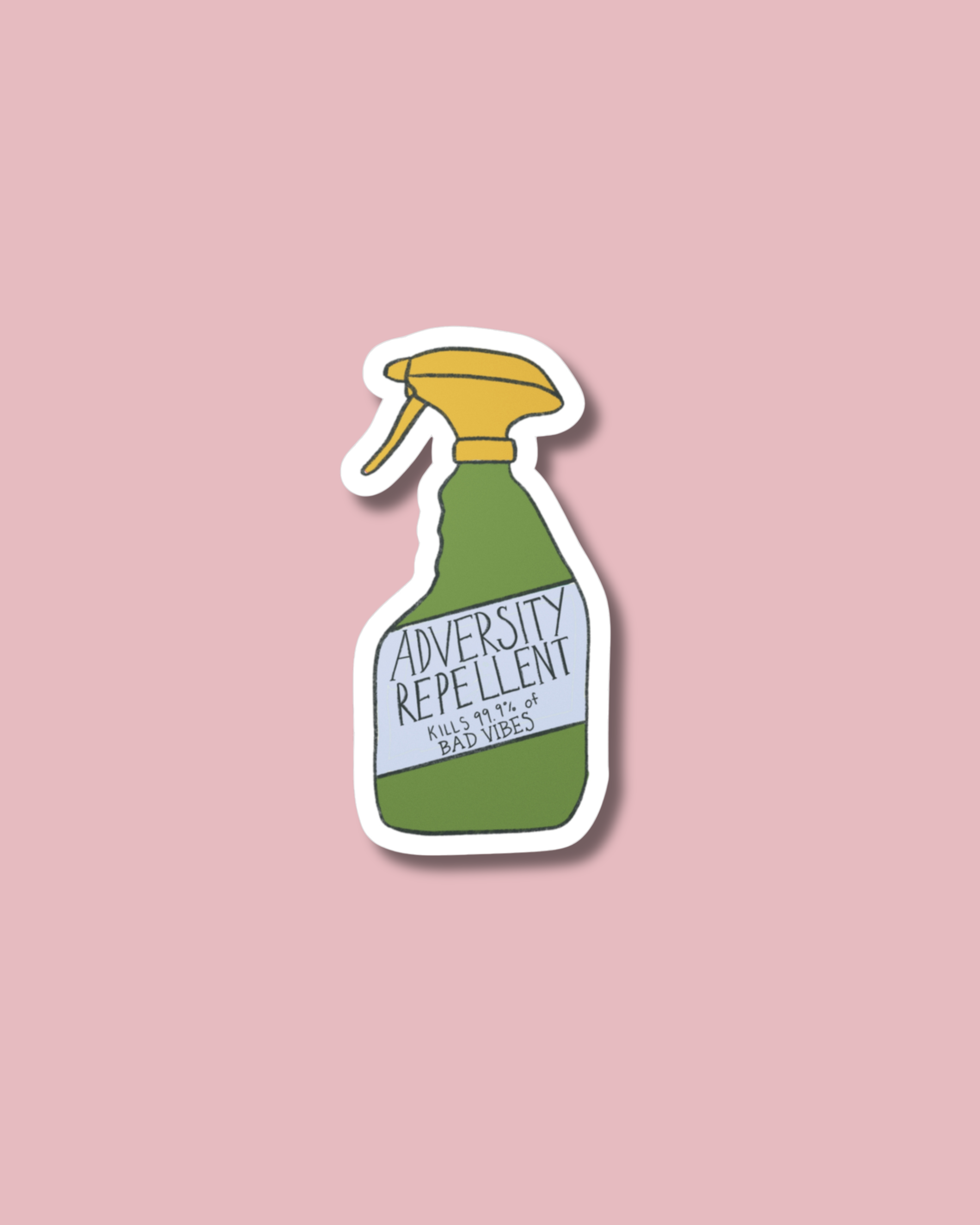 Adversity Repellent Sticker Kiss-Cut Vinyl Decal