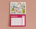 2026/27 Whimsical Doodle Artistic Wall Calendar