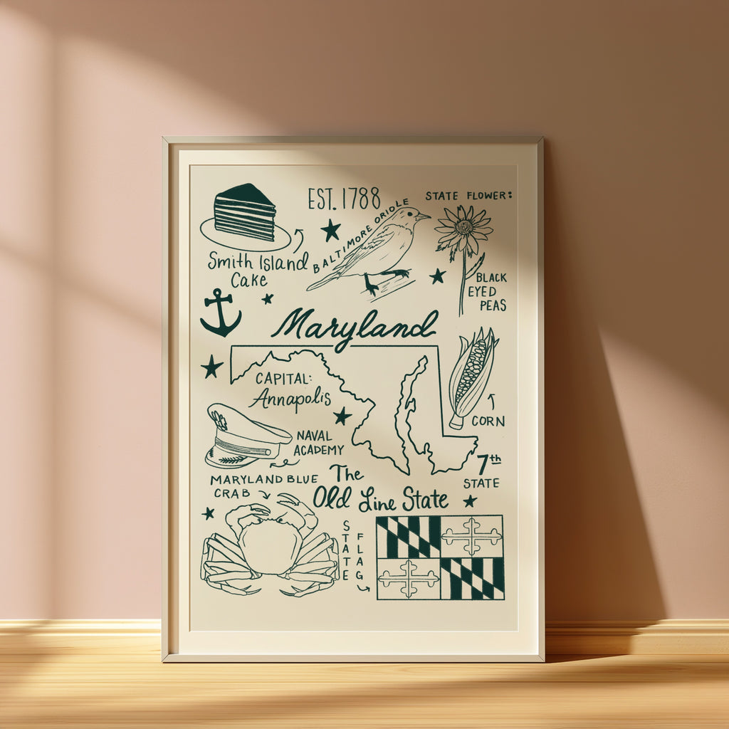 Maryland State Print