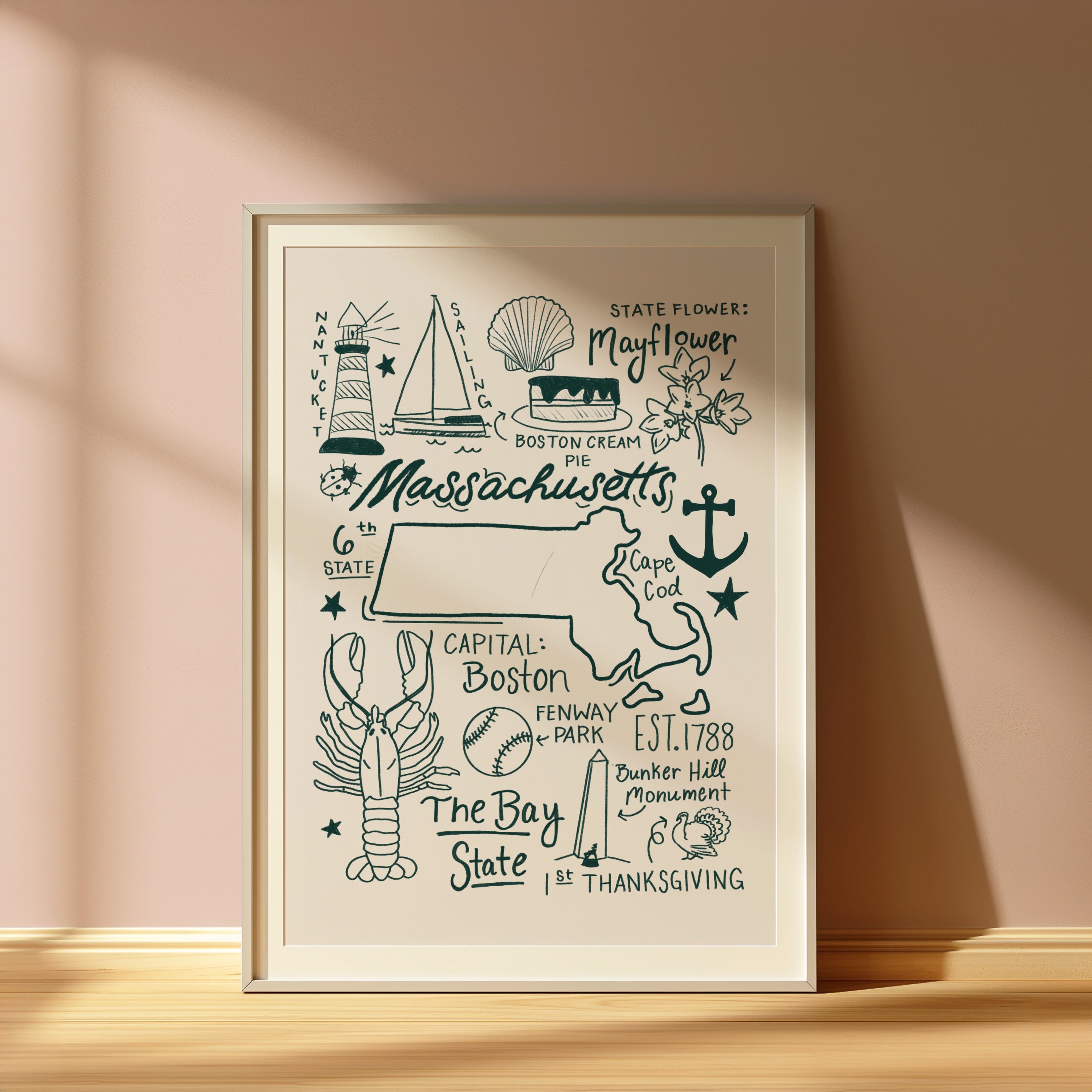Massachusetts State Print