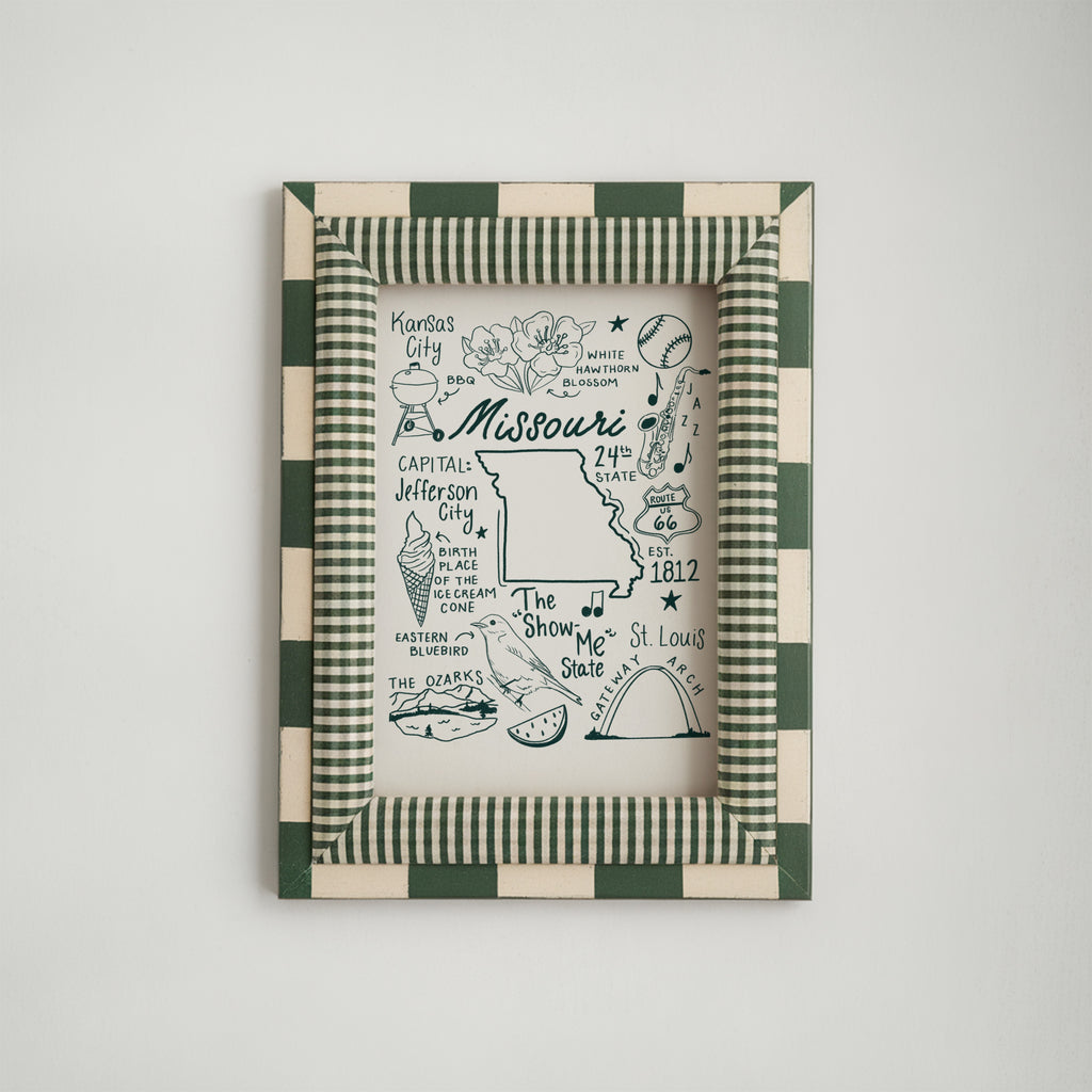 Missouri State Art Print