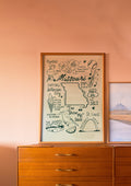 Missouri State Art Print