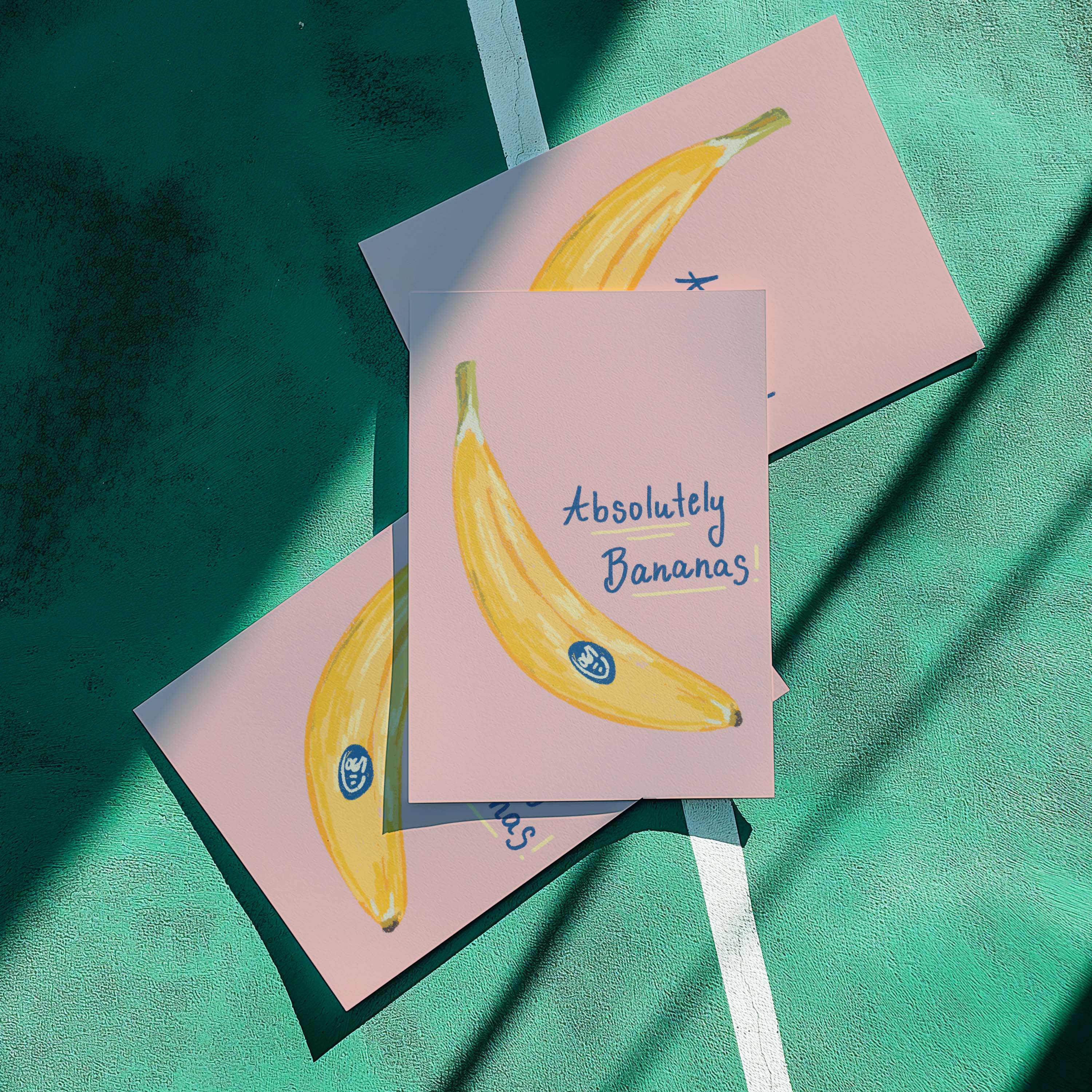 Absolutely Bananas Art Print