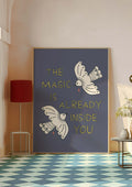 The Magic is Already Inside of You Purple Art Print