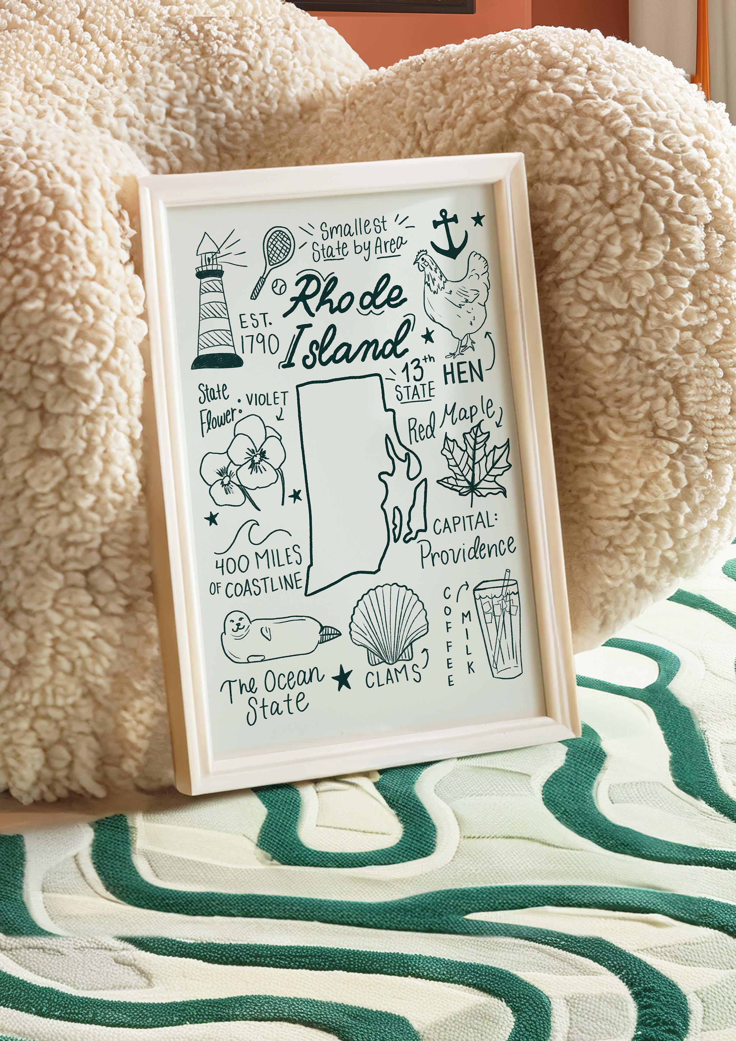 Rhode Island Art Print