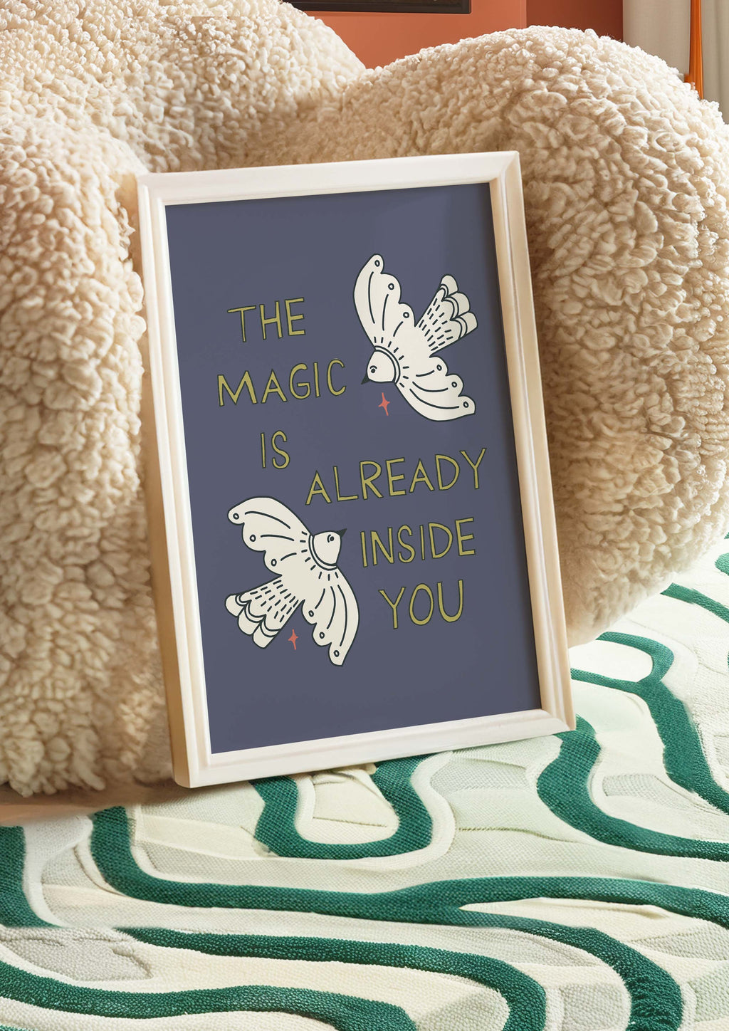 The Magic is Already Inside of You Purple Art Print