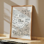 Ohio State Print