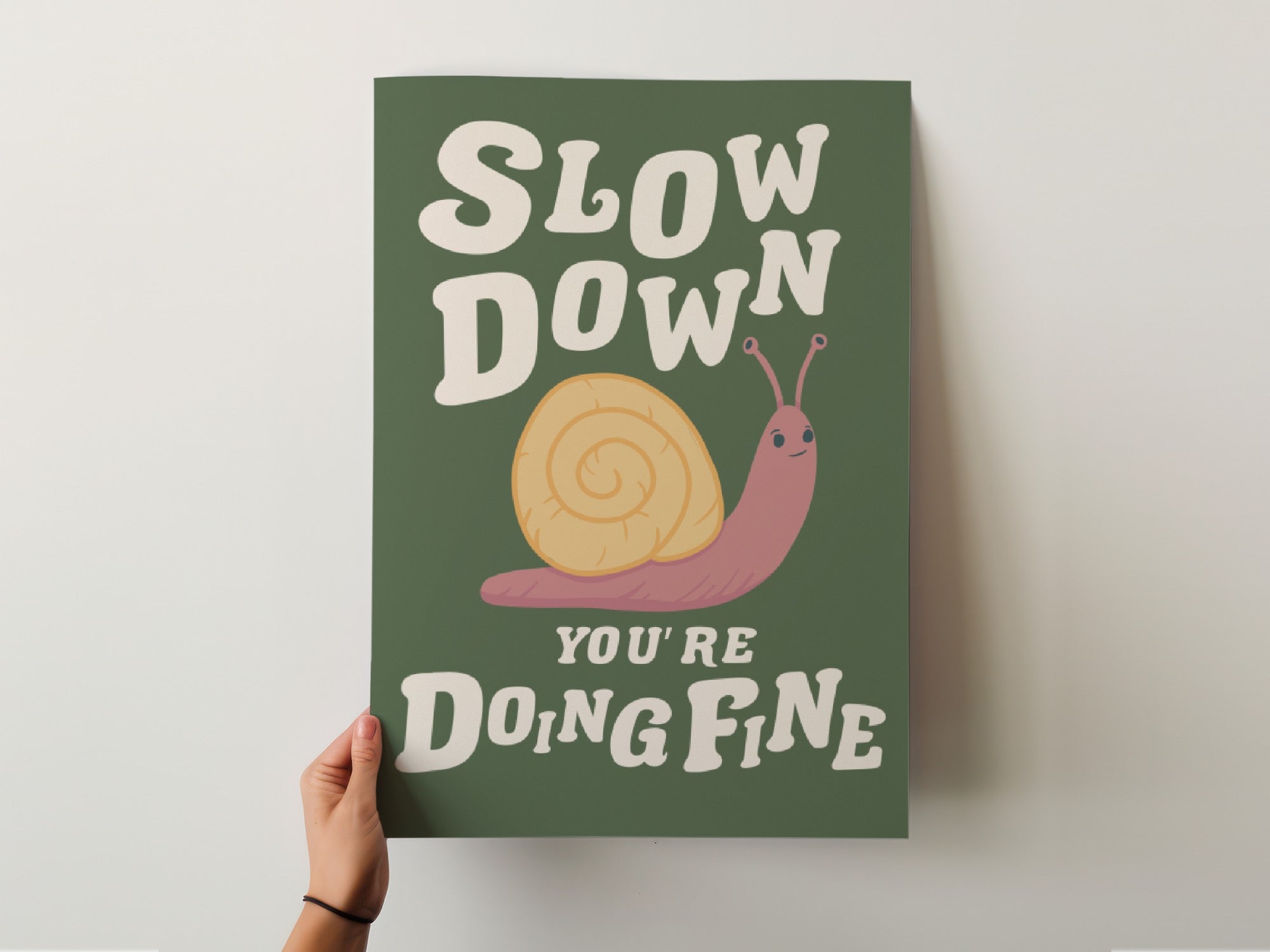 Slow Down, You're Doing Fine Print