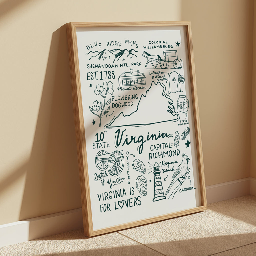 Virginia State Print