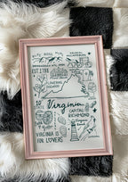 Virginia State Print