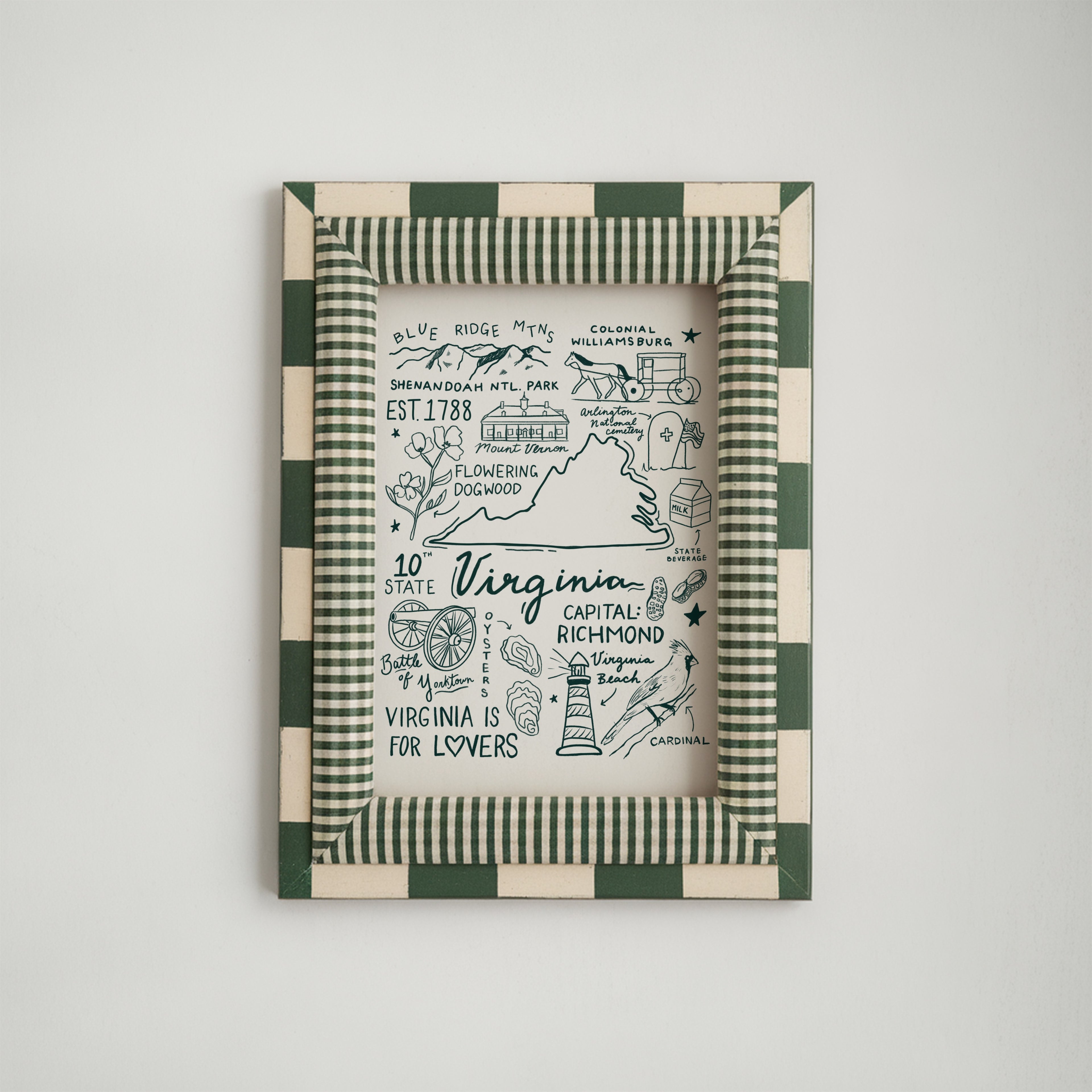 Virginia State Print