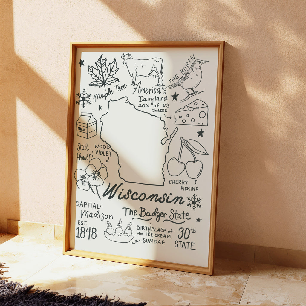 Wisconsin State Print