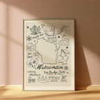 Wisconsin State Print